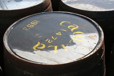 een vat whisky
